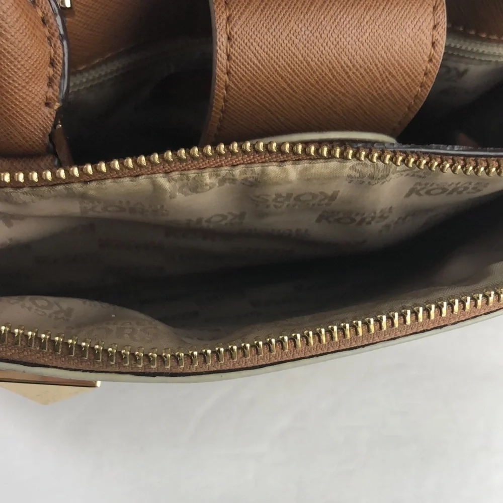 Michael Kors Chic Classy Studded Satchel Crossbody Bag Minimalist
